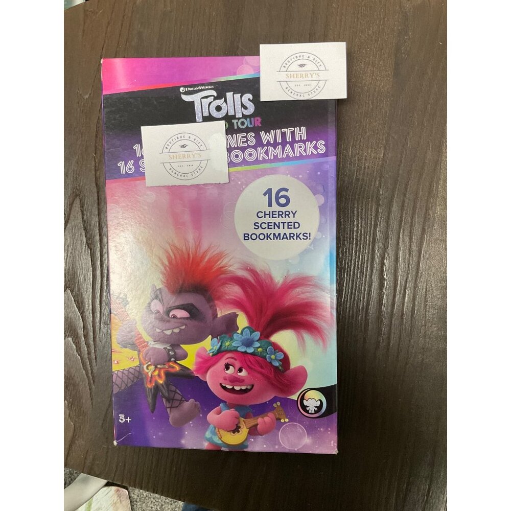 Trolls World Tour Valentines Cards With 16 Scratch & Sniff (Box not included to